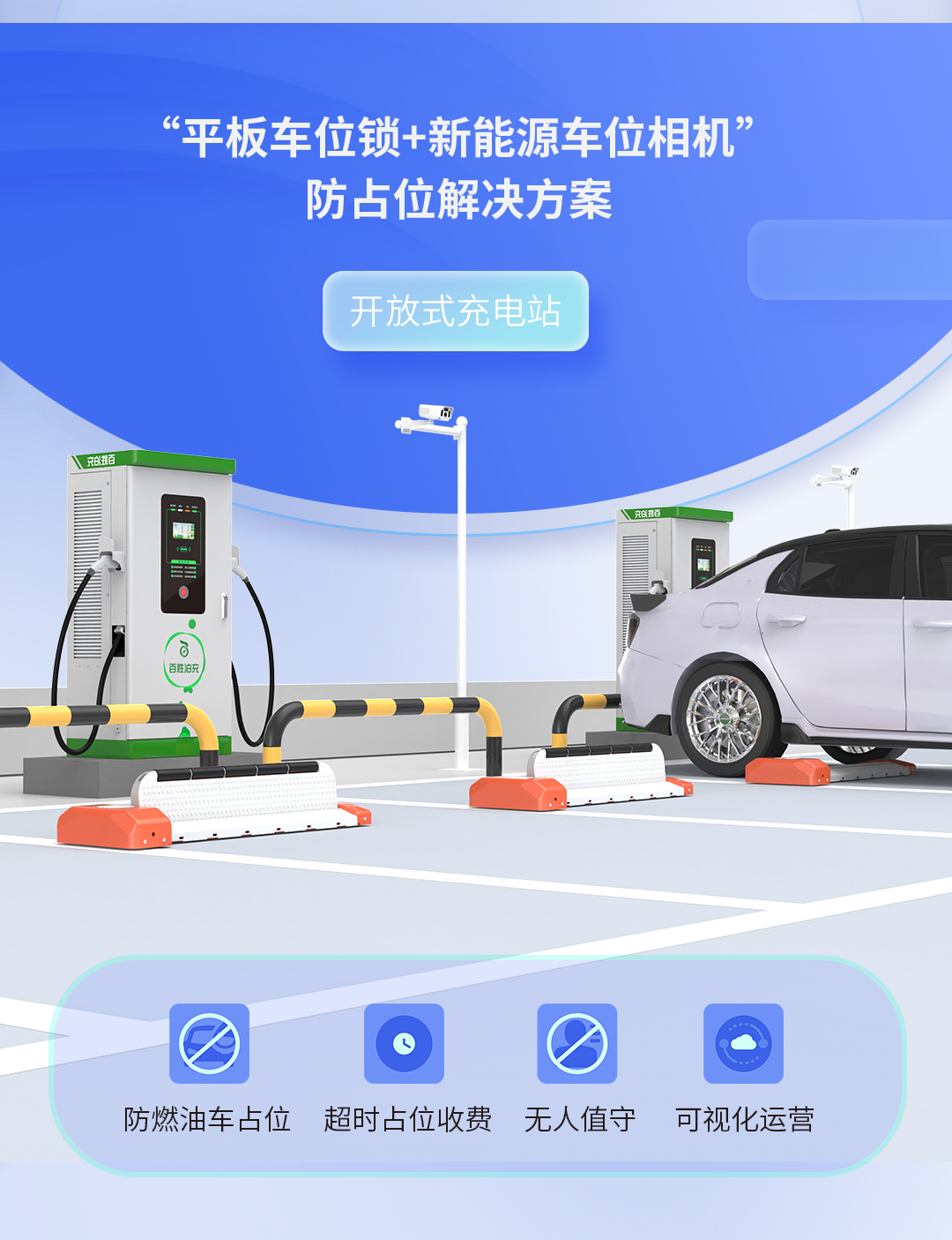 車位高周轉(zhuǎn)，營收增兩成！百勝充電站防占位解決方案助力高效運(yùn)營